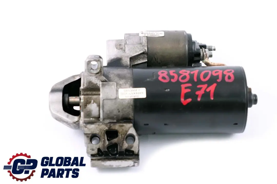 BMW 3 5 7 X5 X6 Series E70 E71 F01 F02 F10 F11 F30 F31 Starter Motor - SKU 8581098 - Part number 8581098
