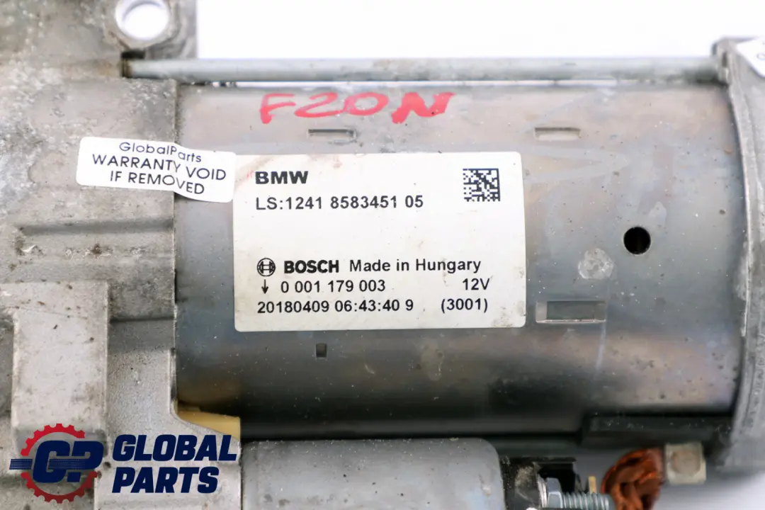 BMW F20 F21 F30 LCI F32 Motor De Arranque Diésel B37 B47 - SKU 8583451 - Número de pieza 8583451