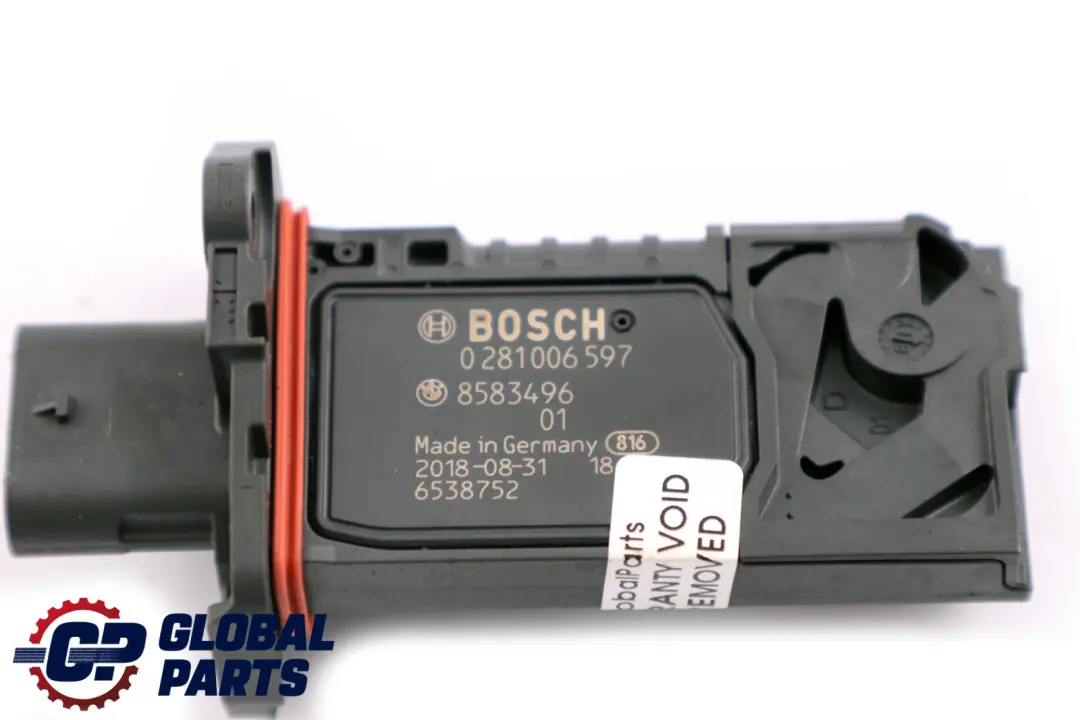 Hot Film Air Mass Flow Meter Pipe to Mini Cooper One F54 F55 F56 F60 with Part number 8583496 Mini Cooper One F54 F55 F56 F60 Hot Film Air Mass Flow Meter Pipe - SKU 8583496 - Part number 8583496