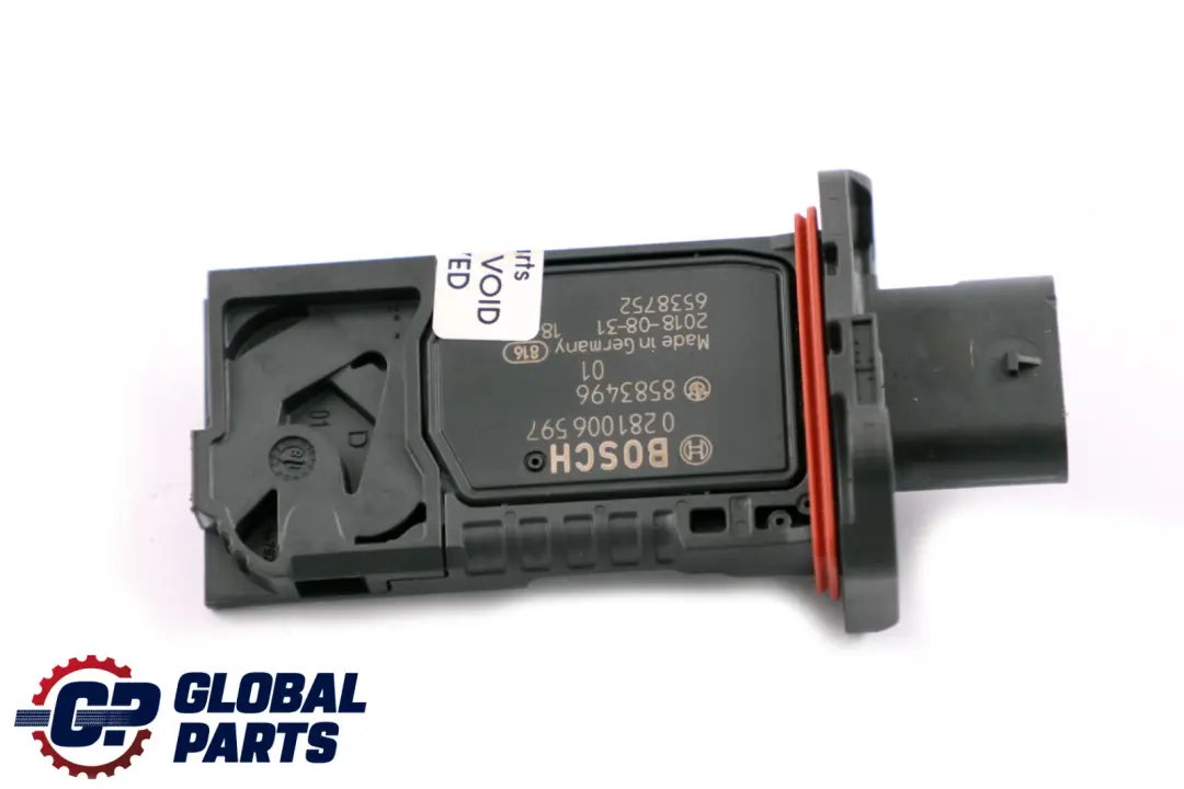 Hot Film Air Mass Flow Meter Pipe to Mini Cooper One F54 F55 F56 F60 with Part number 8583496 Mini Cooper One F54 F55 F56 F60 Hot Film Air Mass Flow Meter Pipe - SKU 8583496 - Part number 8583496