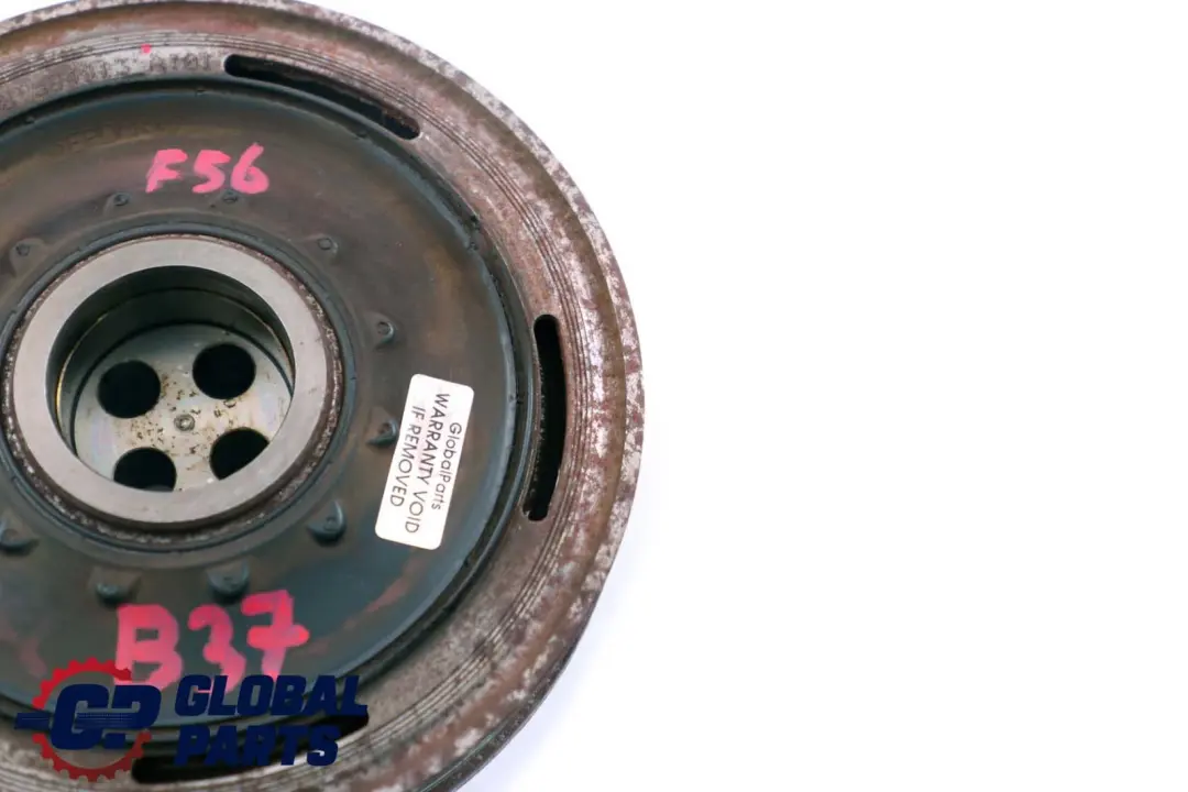 Vibration Damper Engine Crank Pulley to BMW F20 F21 LCI Mini F55 F56 F60 with Part number 8584913 BMW F20 F21 LCI Mini F55 F56 F60 Vibration Damper Engine Crank Pulley - SKU 8584913 - Part number 8584913