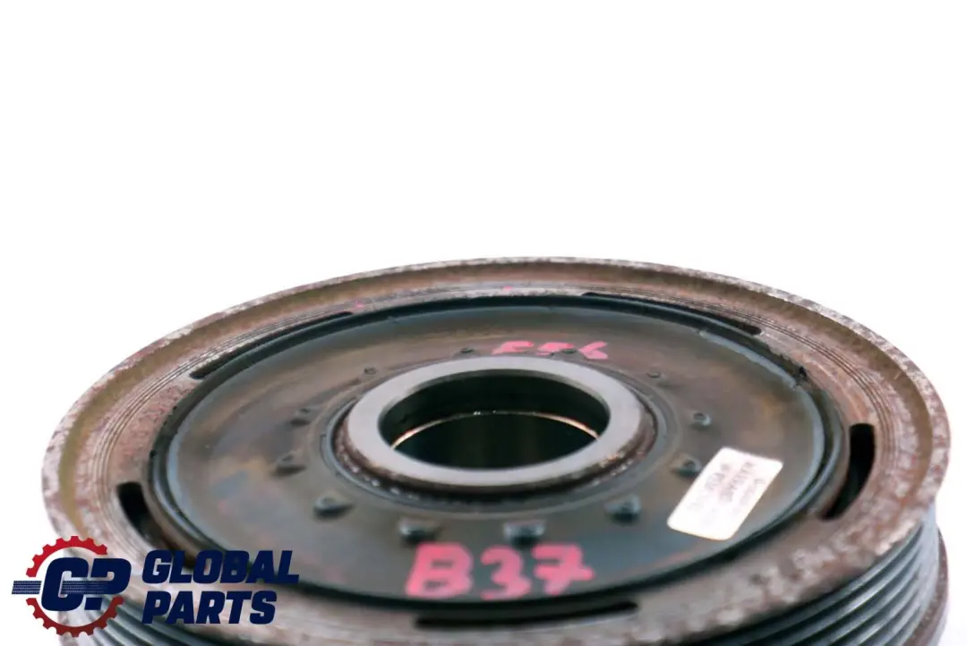 Vibration Damper Engine Crank Pulley to BMW F20 F21 LCI Mini F55 F56 F60 with Part number 8584913 BMW F20 F21 LCI Mini F55 F56 F60 Vibration Damper Engine Crank Pulley - SKU 8584913 - Part number 8584913