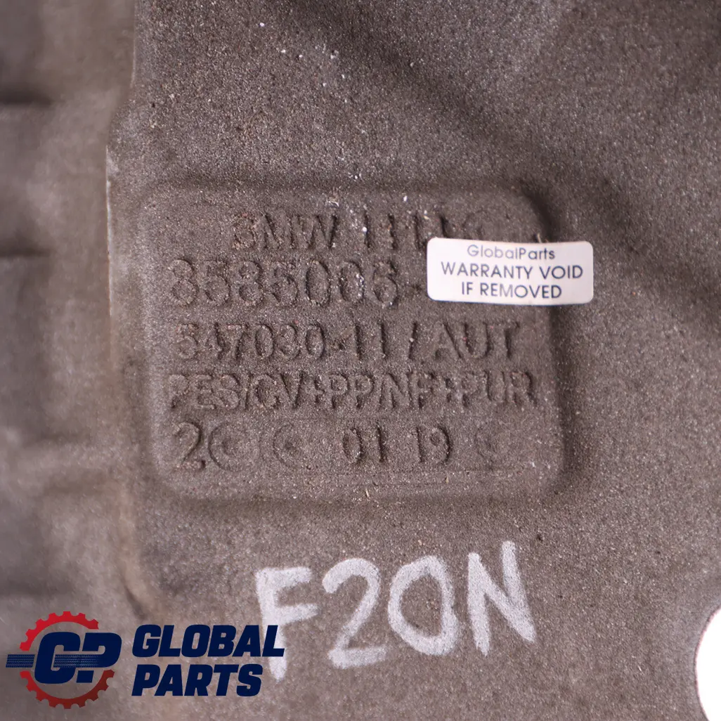 B37 Couvercle Acoustic Foam Oil Sump Pan pour BMW F20 LCI 114d 116d Diesel à propos du numéro de pièce 8585006 BMW F20 LCI 114d 116d Diesel B37 Couvercle Acoustic Foam Oil Sump Pan - SKU 8585006 - Numéro de pièce 8585006