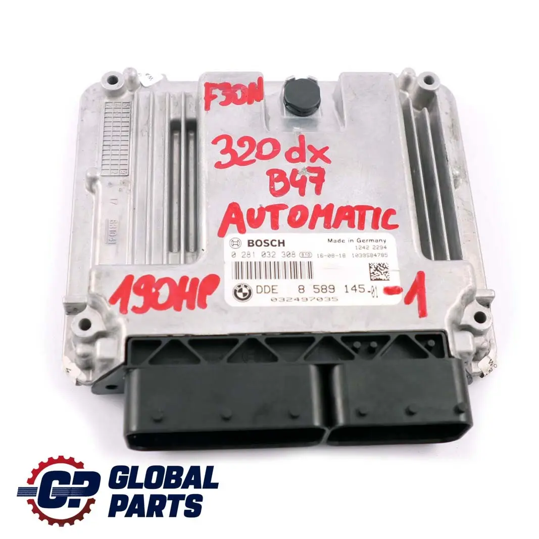 BMW F20 F30 LCI 120dx 320dx B47 Engine ECU Kit DDE FEM + Keys Automatic - SKU 8589145-1 - Part number 8589145