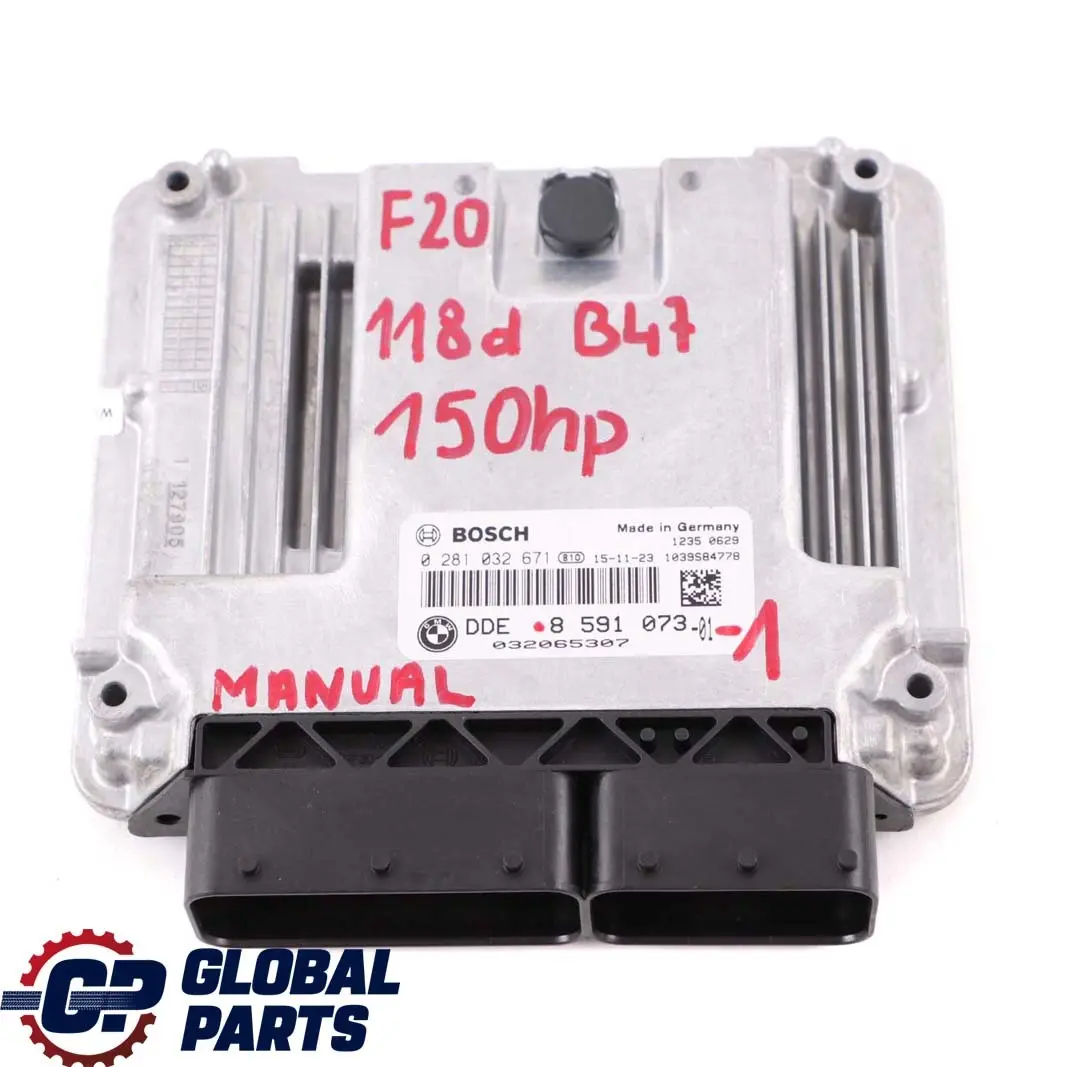 B47 Engine ECU Kit DDE FEM + Keys Manual to BMW 1 3 F20 F30 LCI 118d 318d with Part number 8591073 BMW 1 3 F20 F30 LCI 118d 318d B47 Engine ECU Kit DDE FEM + Keys Manual - SKU 8591073-1 - Part number 8591073
