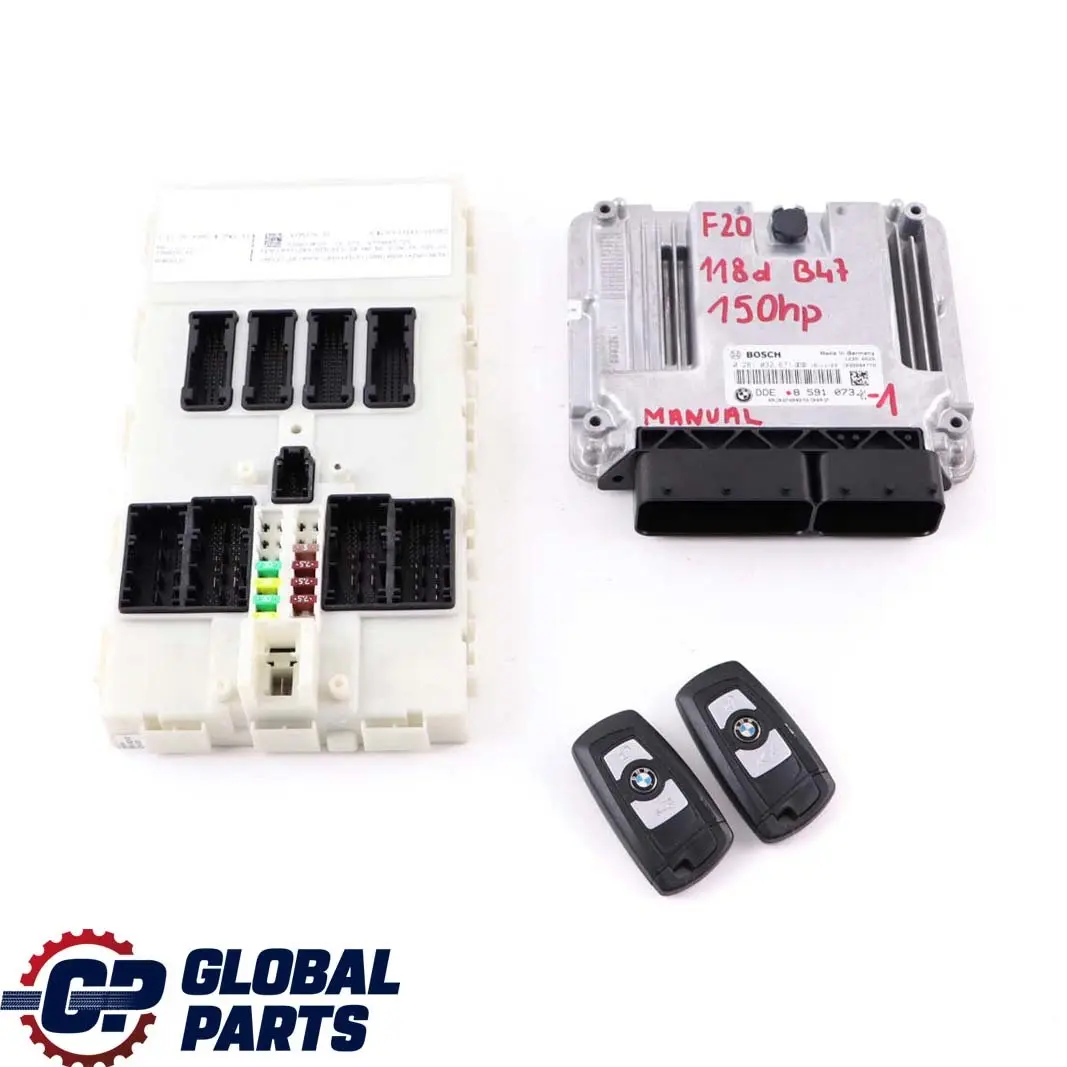B47 Engine ECU Kit DDE FEM + Keys Manual to BMW 1 3 F20 F30 LCI 118d 318d with Part number 8591073 BMW 1 3 F20 F30 LCI 118d 318d B47 Engine ECU Kit DDE FEM + Keys Manual - SKU 8591073-1 - Part number 8591073