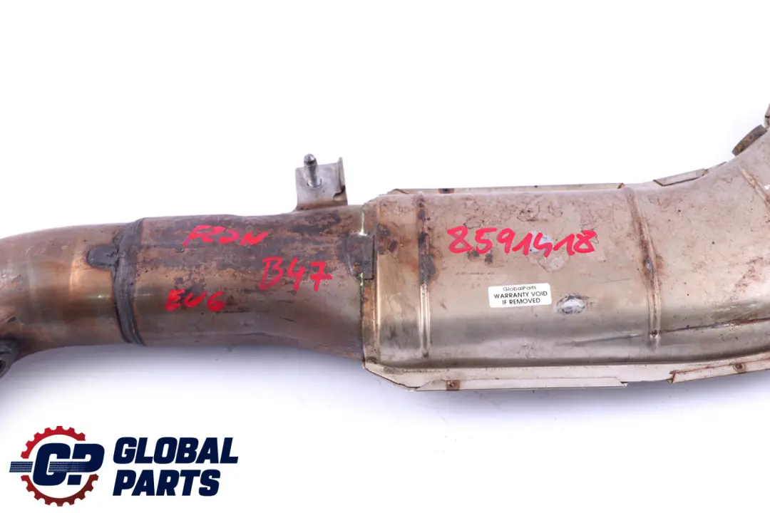 BMW 1 2 Series F20 F21 F22 LCI Diesel B47 SCR Exhaust System Front Section Pipe - SKU 8591418 - Part number 8591418