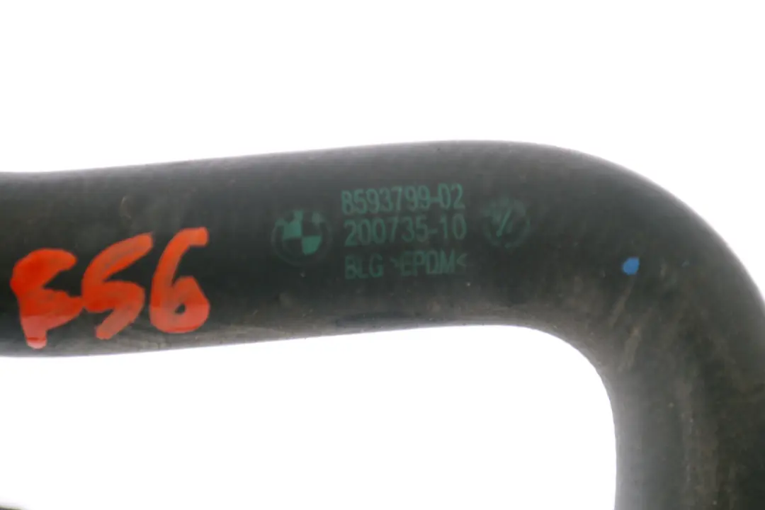 Cooling Radiator Expansion Tank Hose Petrol to Mini Cooper F55 F56 F60 Engine with Part number 8593799 Mini Cooper F55 F56 F60 Engine Cooling Radiator Expansion Tank Hose Petrol - SKU 8593799 - Part number 8593799