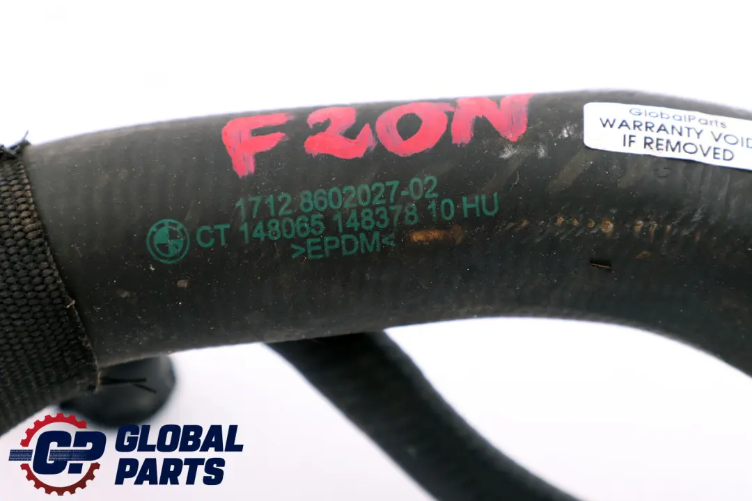 BMW 1 3 F20 F21 F30 LCI Schlauch Zylinderkopf Kühler oben Benzin - SKU 8602027 - Teilenummer 8602027