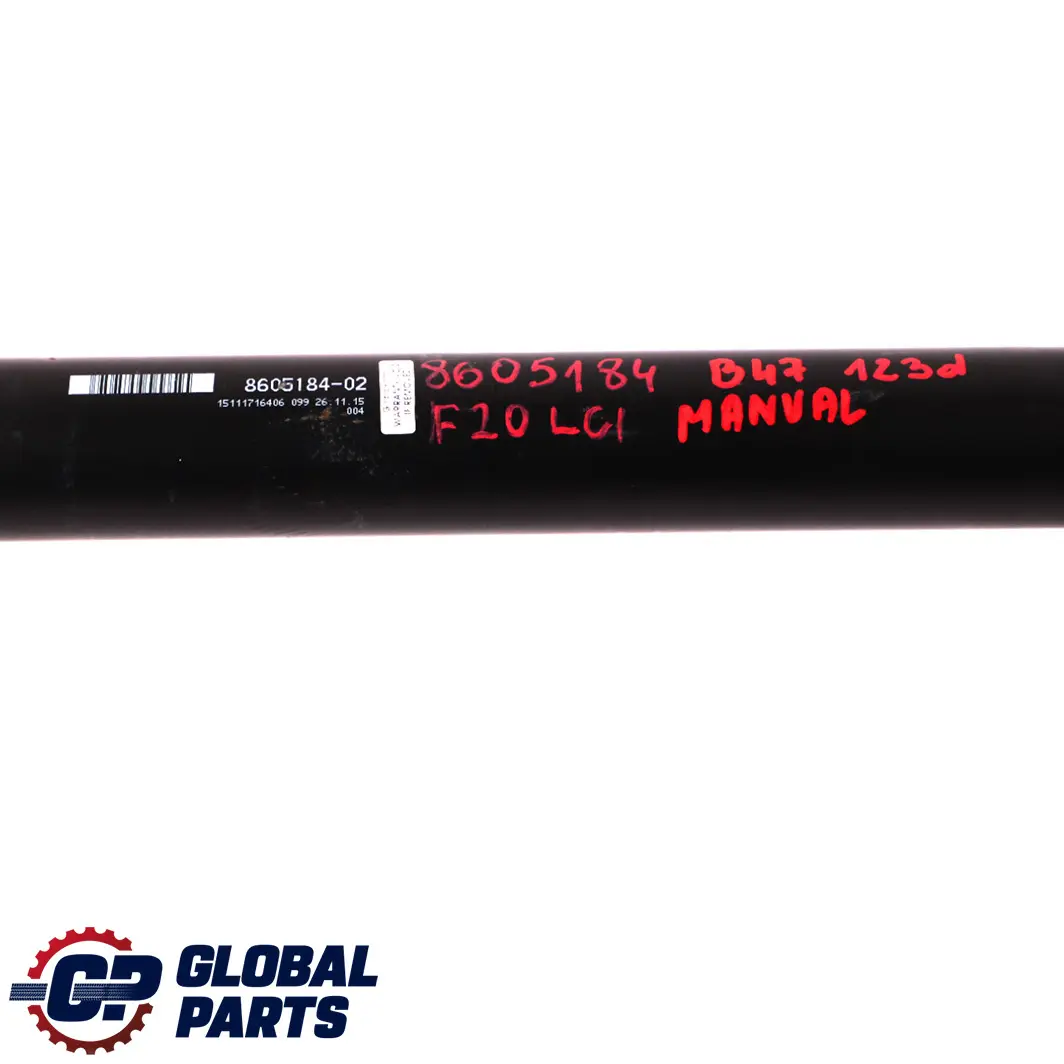 BMW F20 LCI 118d F22 218d B47 Manual Gearbox Drive Shaft Propshaft - SKU 8605184 - Part number 8605184
