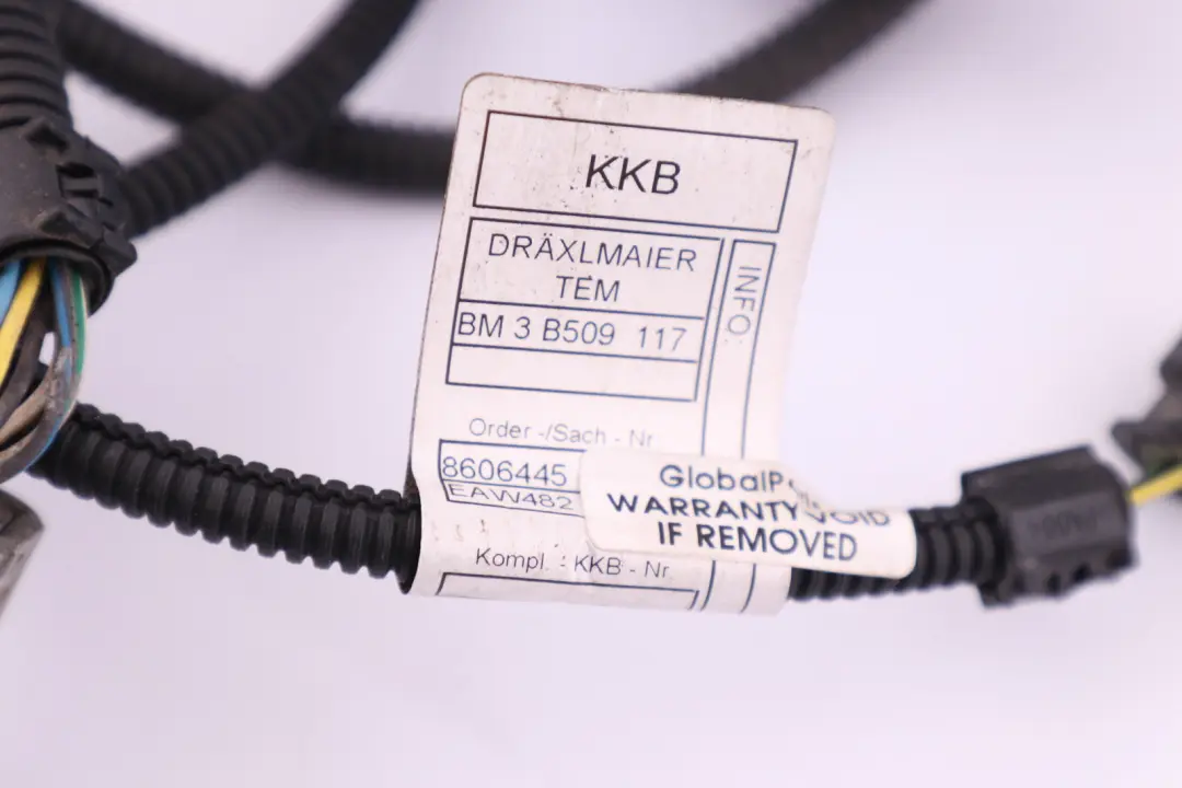  Wiring Harness BMW F20 F21 F30 LCI Motor Sensor System Module 1 - SKU 8606445 - Part number 8606445