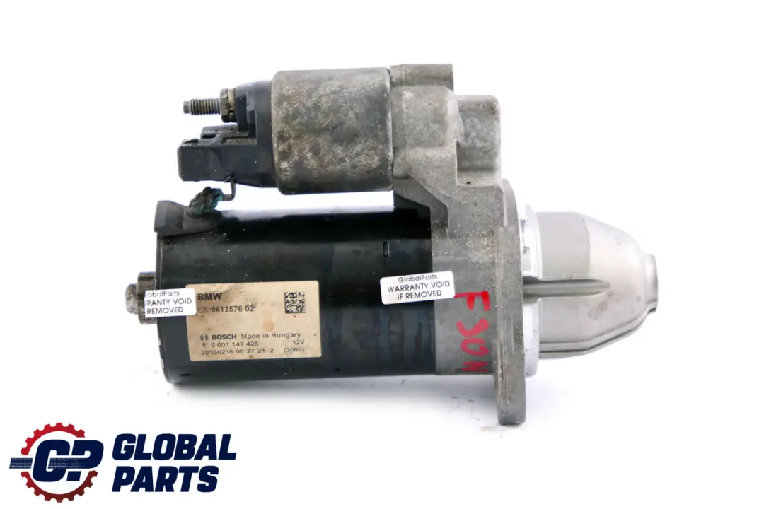 BMW 3 X1 Series F30 F31 LCI Starter Motor Engine - SKU 8612576 - Part number 8621840
