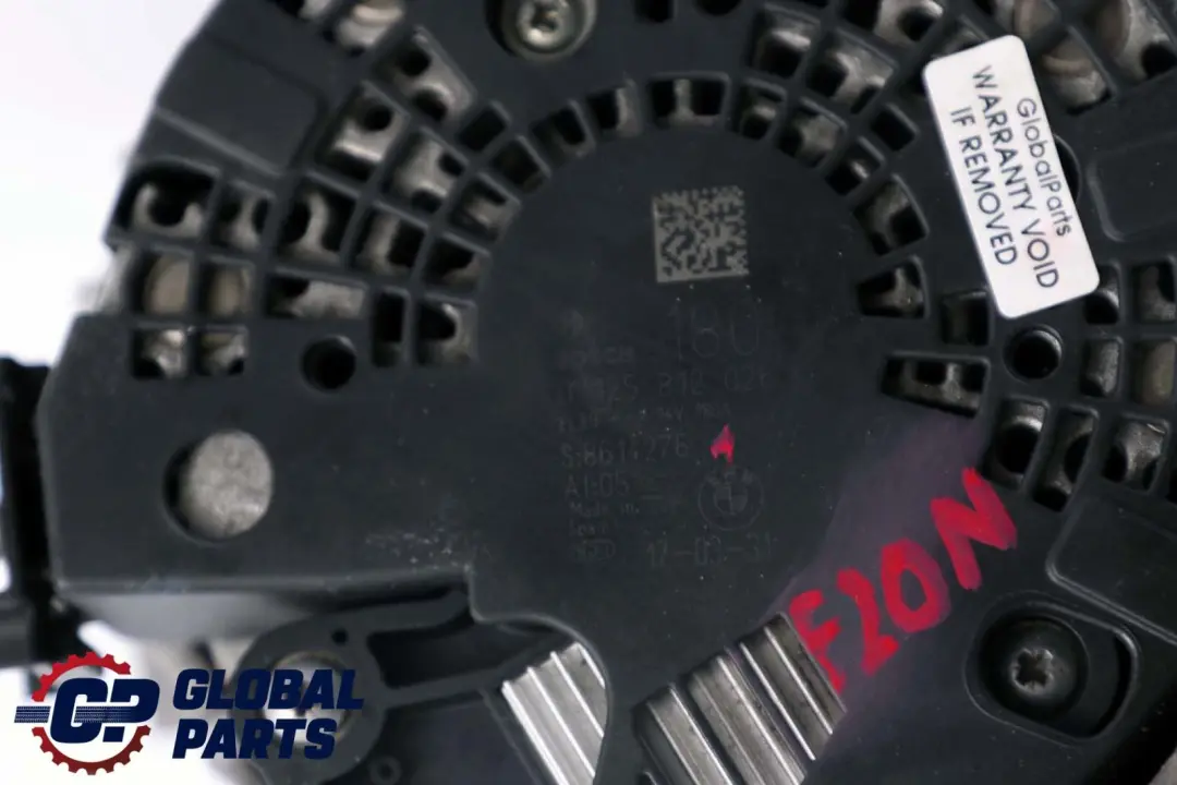 BMW F20 F21 F30 LCI M140i 340i Alternador Generador 180A BOSCH - SKU 8614276 - Número de pieza 8614276