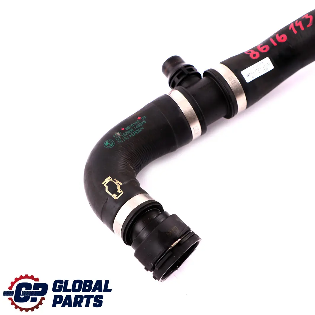 BMW 3 F30 330e Hybrid Cylinder Head Radiator Coolant Hose Pipe Line - SKU 8616143 - Part number 8616143