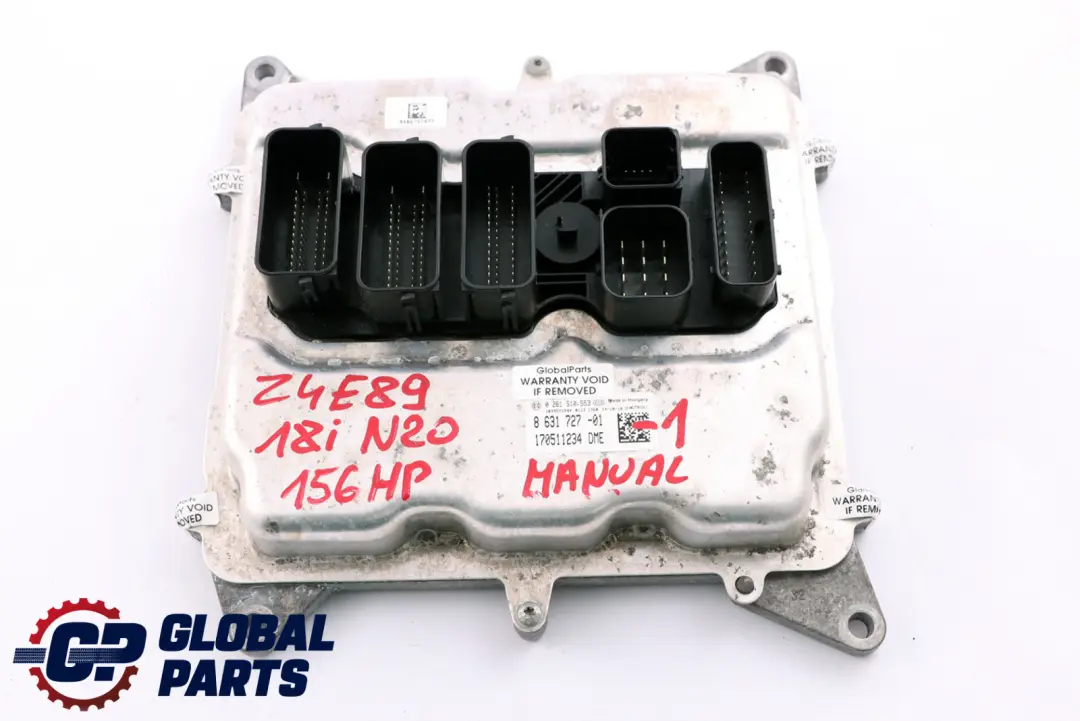BMW Z4 Series E89 Roadster 18i N20 156HP ECU Kit DME CAS3 + Key Manual - SKU 8631727-1 - Part number 8631727