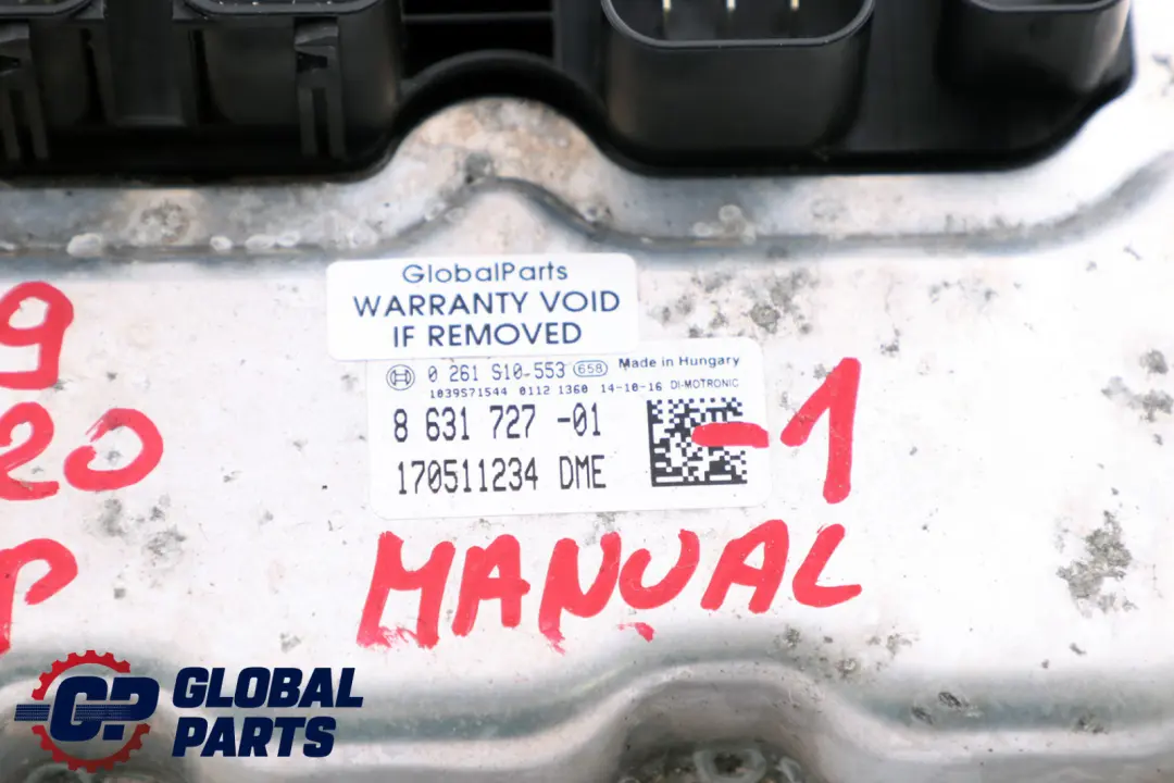 BMW Z4 Series E89 Roadster 18i N20 156HP ECU Kit DME CAS3 + Key Manual - SKU 8631727-1 - Part number 8631727