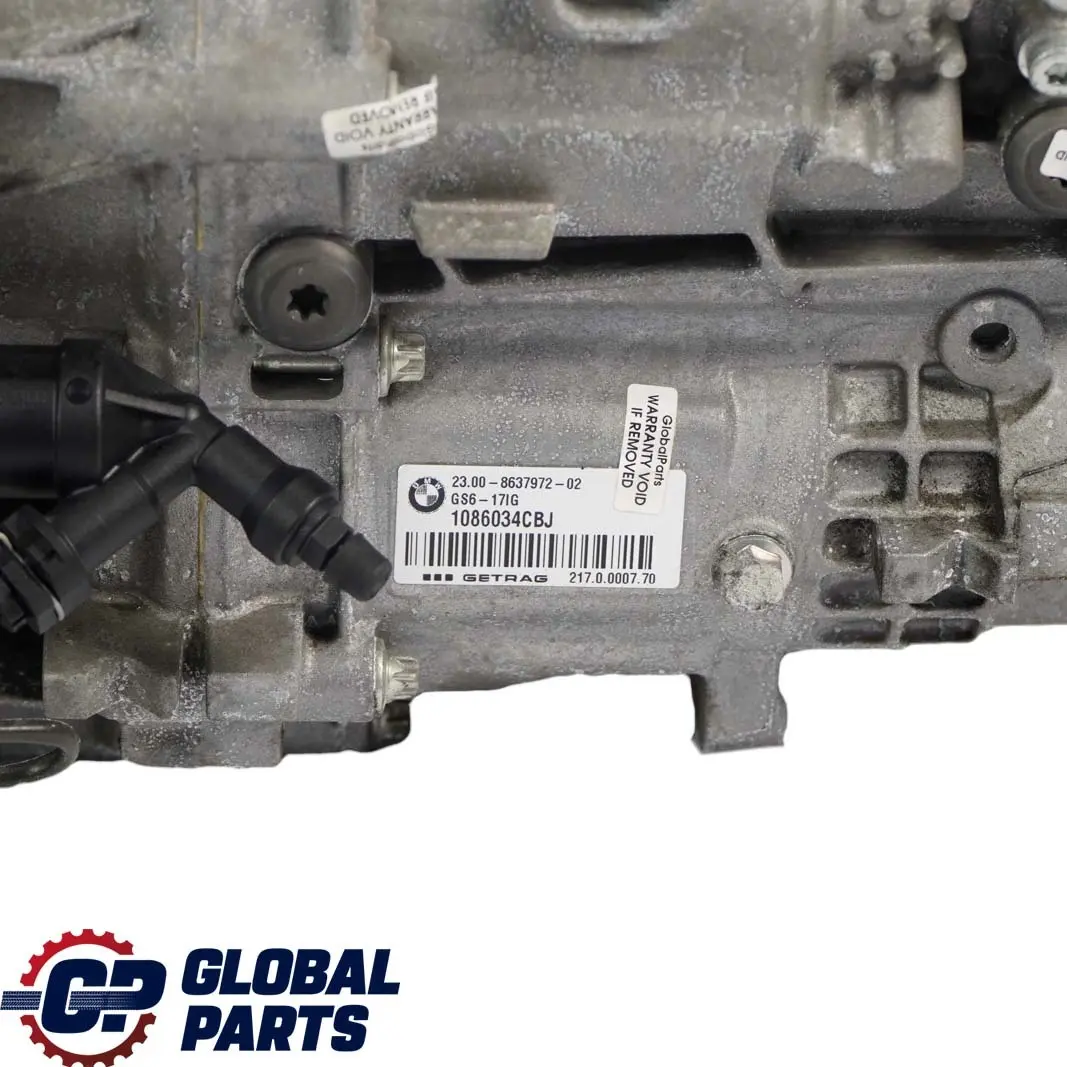 BMW F20 F21 F30 F31 LCI 118d 318d B47 Manual Gearbox GS6-17DG WARRANTY - SKU 8637972 - Part number 8637972
