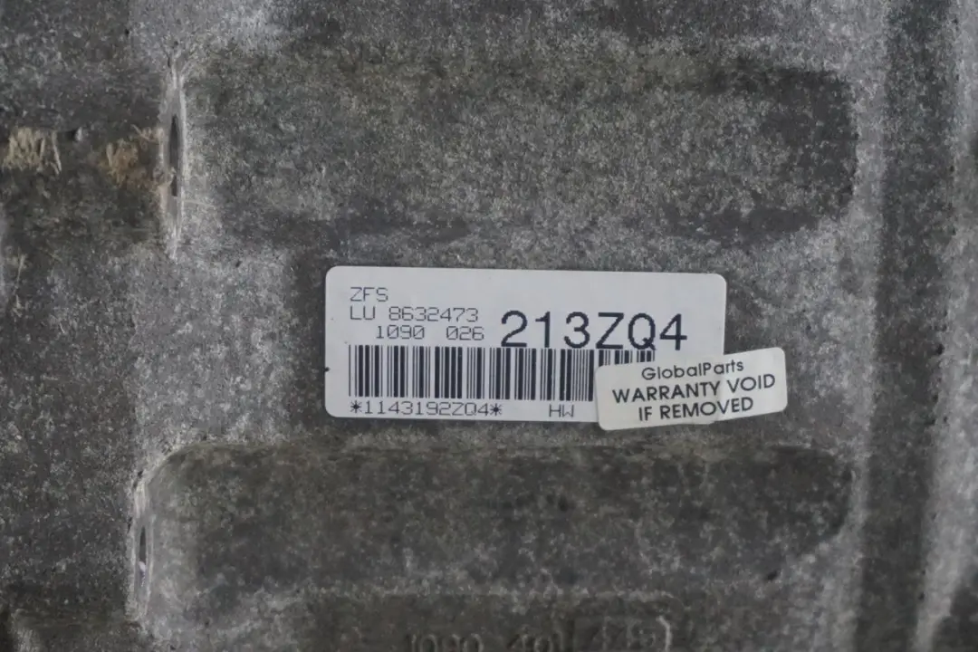 320ix 420ix N20 Caja Cambios Automática GA8HP45X GARANTÍA para BMW F30 F31 F32 F36 con número de pieza 8632473 BMW F30 F31 F32 F36 320ix 420ix N20 Caja Cambios Automática GA8HP45X GARANTÍA - SKU 8638282 - Número de pieza 8632473