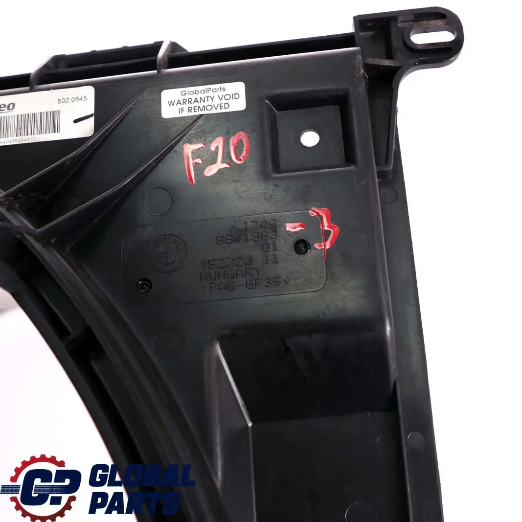 BMW F20 F21 F30 F31 Motor Refrigeración Ventilador Carenado Panel 400W - SKU 8641963-3 - Número de pieza 8641963