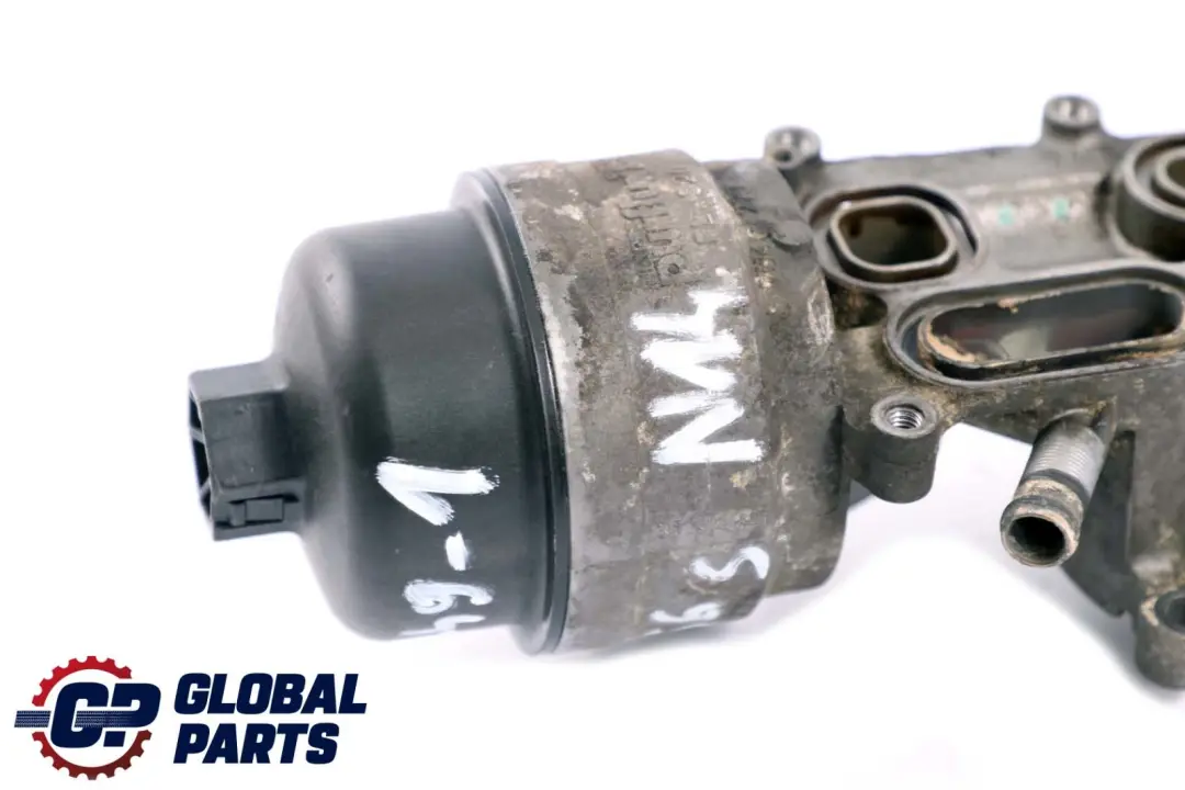 Oil Filter Housing With Plastic Cover to Mini Cooper S R55 R56 Petrol Engine N14 with Part number 8643749 Mini Cooper S R55 R56 Petrol Engine N14 Oil Filter Housing With Plastic Cover - SKU 8643749-1 - Part number 8643749