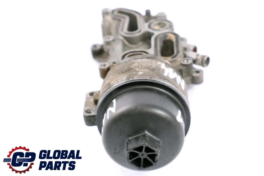 Oil Filter Housing With Plastic Cover to Mini Cooper S R55 R56 Petrol Engine N14 with Part number 8643749 Mini Cooper S R55 R56 Petrol Engine N14 Oil Filter Housing With Plastic Cover - SKU 8643749-1 - Part number 8643749