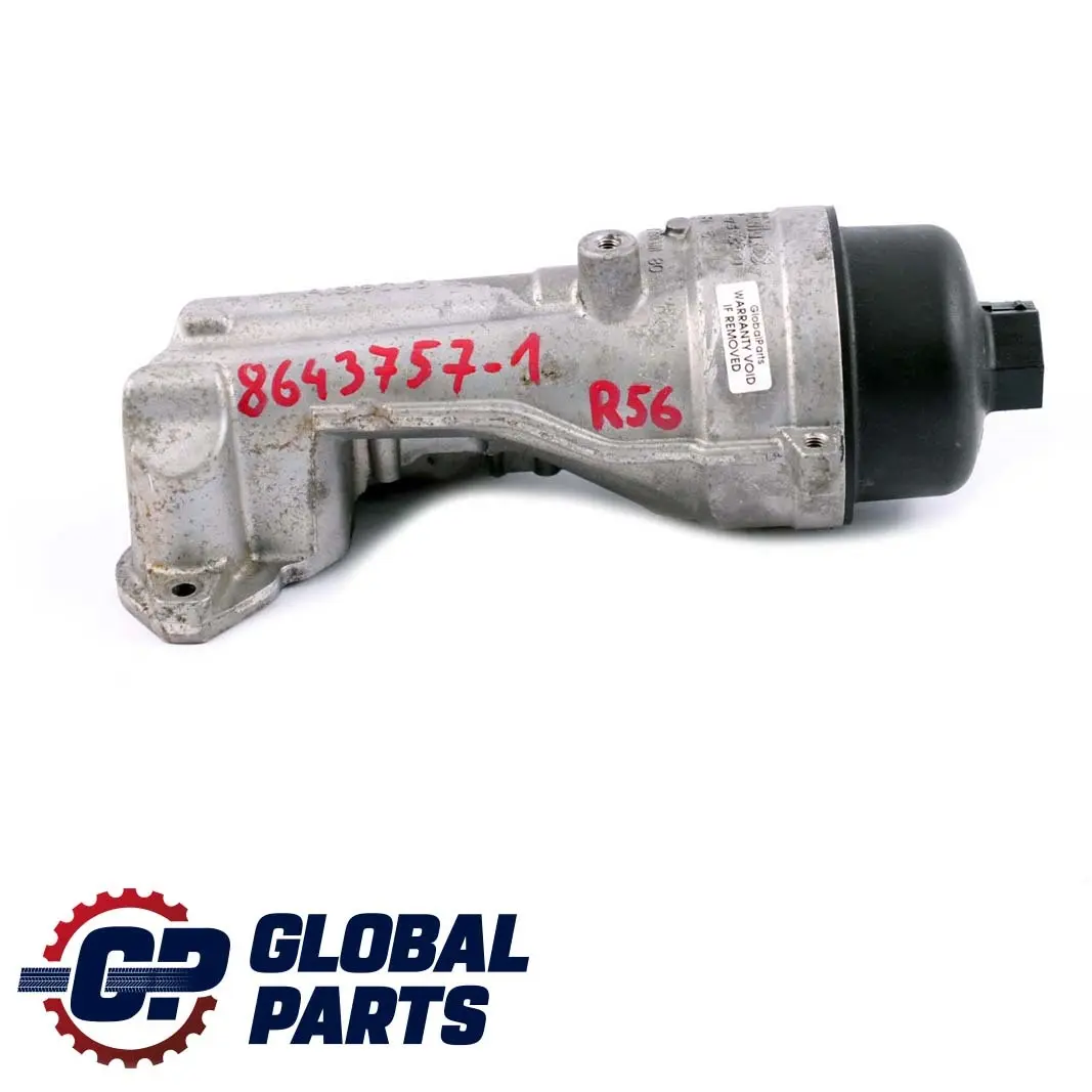 Oil Filter Housing Plastic Cover to Mini Cooper One R55 R56 LCI R60 R61 Engine N16 with Part number 8643757 Mini Cooper One R55 R56 LCI R60 R61 Engine N16 Oil Filter Housing Plastic Cover - SKU 8643757-1 - Part number 8643757
