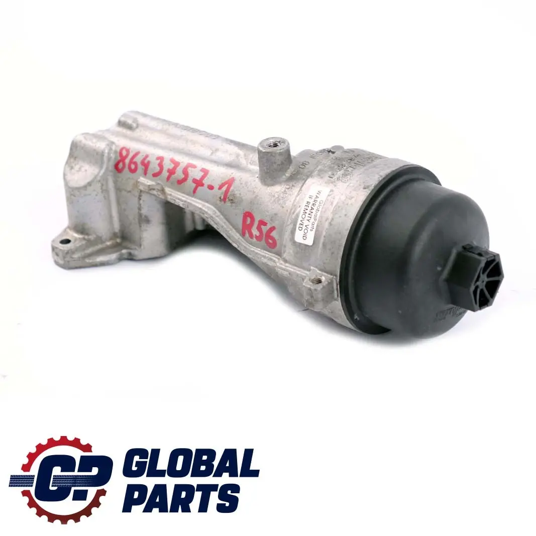 Oil Filter Housing Plastic Cover to Mini Cooper One R55 R56 LCI R60 R61 Engine N16 with Part number 8643757 Mini Cooper One R55 R56 LCI R60 R61 Engine N16 Oil Filter Housing Plastic Cover - SKU 8643757-1 - Part number 8643757