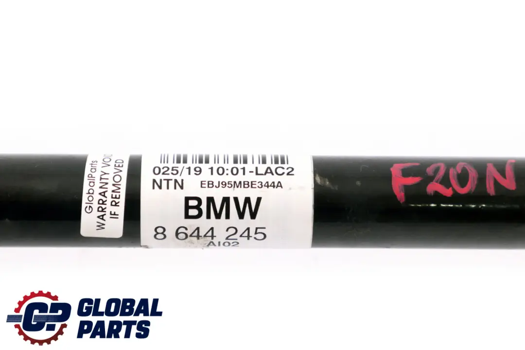 BMW 1 Series F20 F21 LCI Left N/S Output Drive Shaft B37 Diesel - SKU 8644245 - Part number 8644245