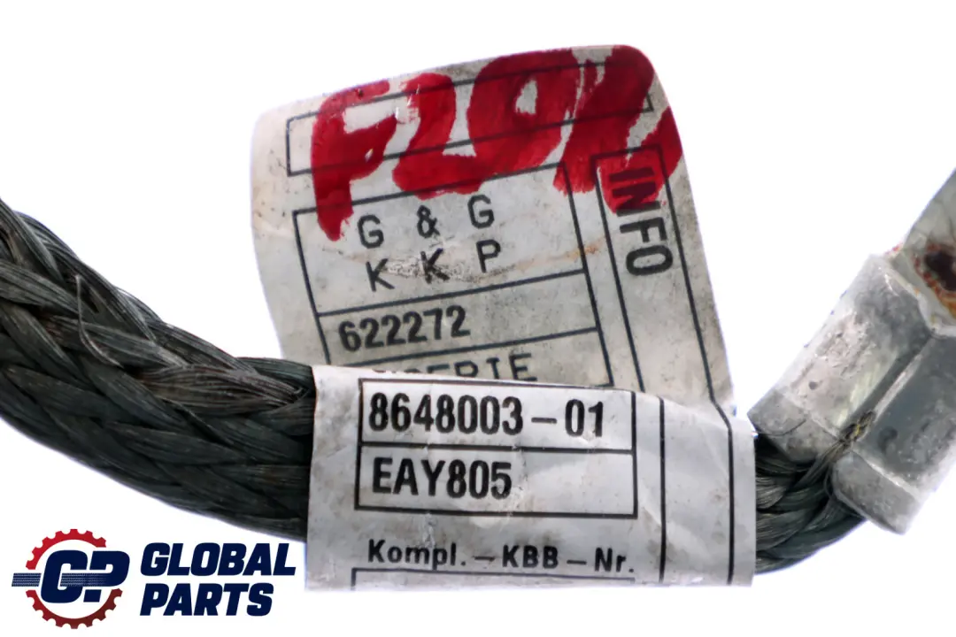 BMW F20 F30 F31 LCI Masse Kabel Batterie Kabel 1242 - SKU 8648003 - Teilenummer 8648003