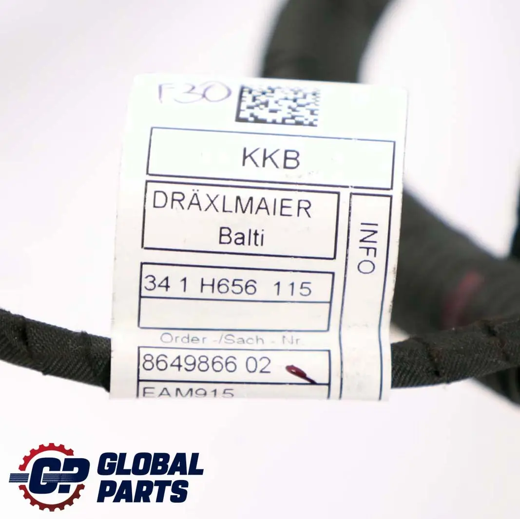 BMW 3 Series F30 LCI 330e B48X Cableado Alto Voltaje - SKU 8649866 - Número de pieza 8649866