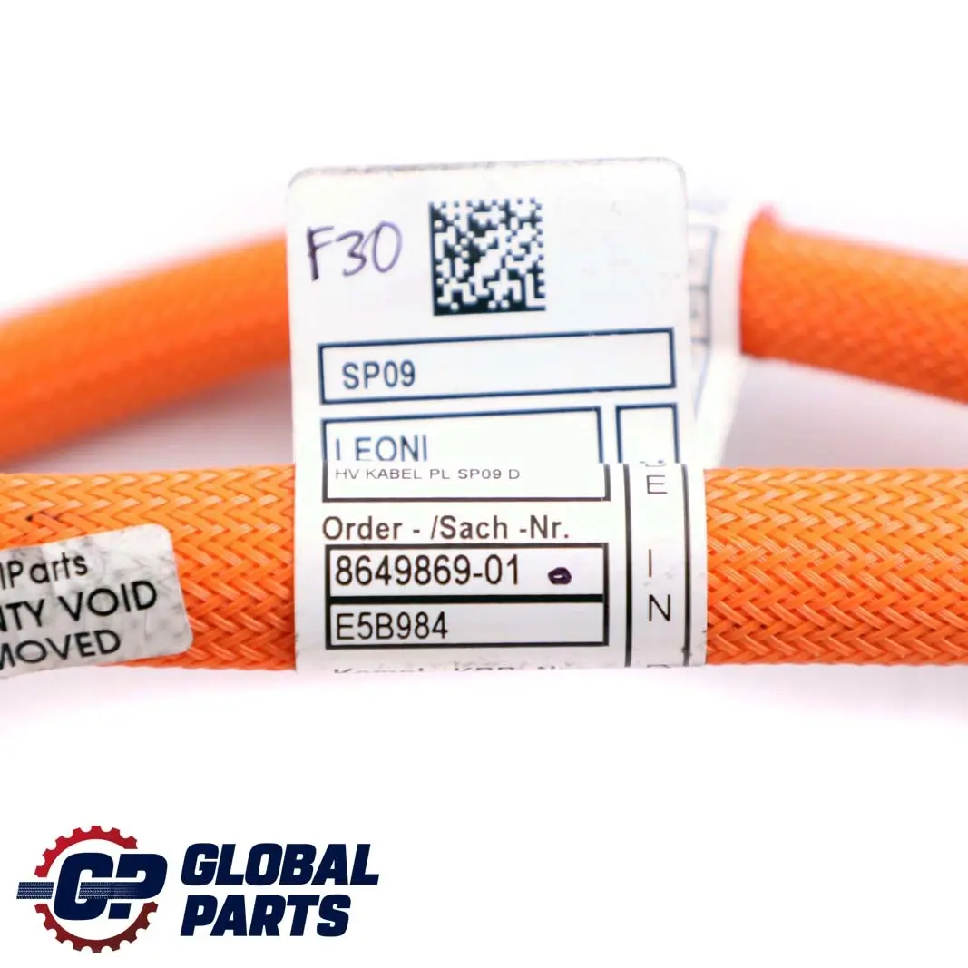 BMW F30 LCI 330e Hybrid HV Accumulator Battery Positive Cable Wiring - SKU 8649869 - Part number 8649869