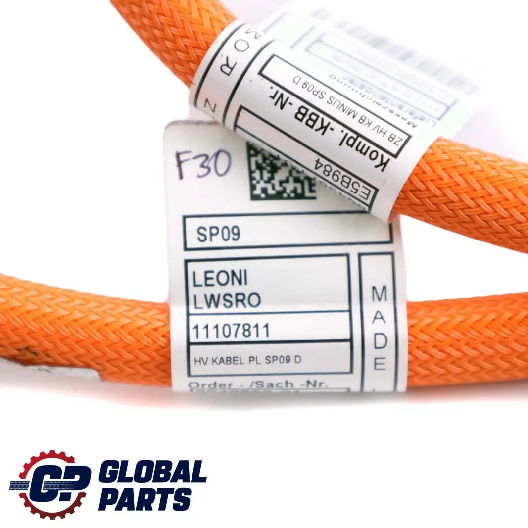 BMW F30 LCI 330e Hybrid HV Cable Cableado Positivo Batería - SKU 8649869 - Número de pieza 8649869