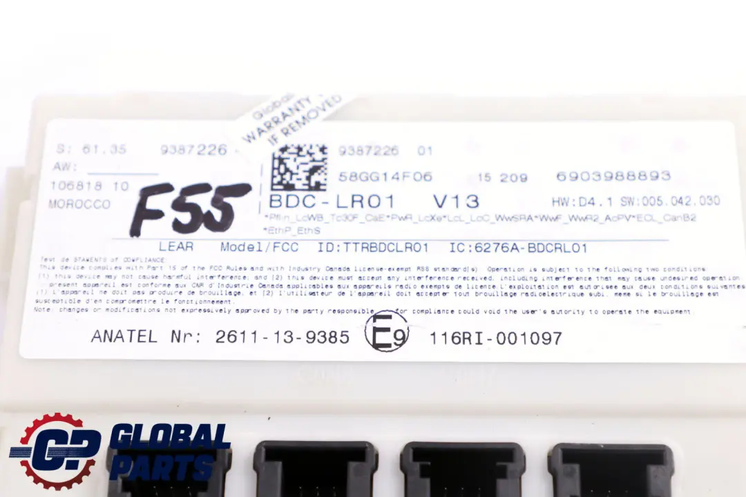 BMW Mini Cooper F54 F55 136HP Petrol B38 Engine ECU Kit DME + BDC + Key - SKU 8654460-1 - Part number 8654460