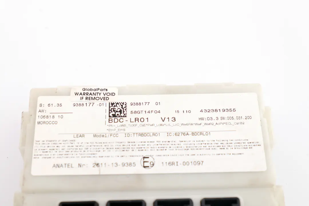 BMW Mini One F54 F55 F56 B38 1.2 102HP Petrol Engine ECU Kit DME BDC Key - SKU 8655108-1 - Part number 8655108