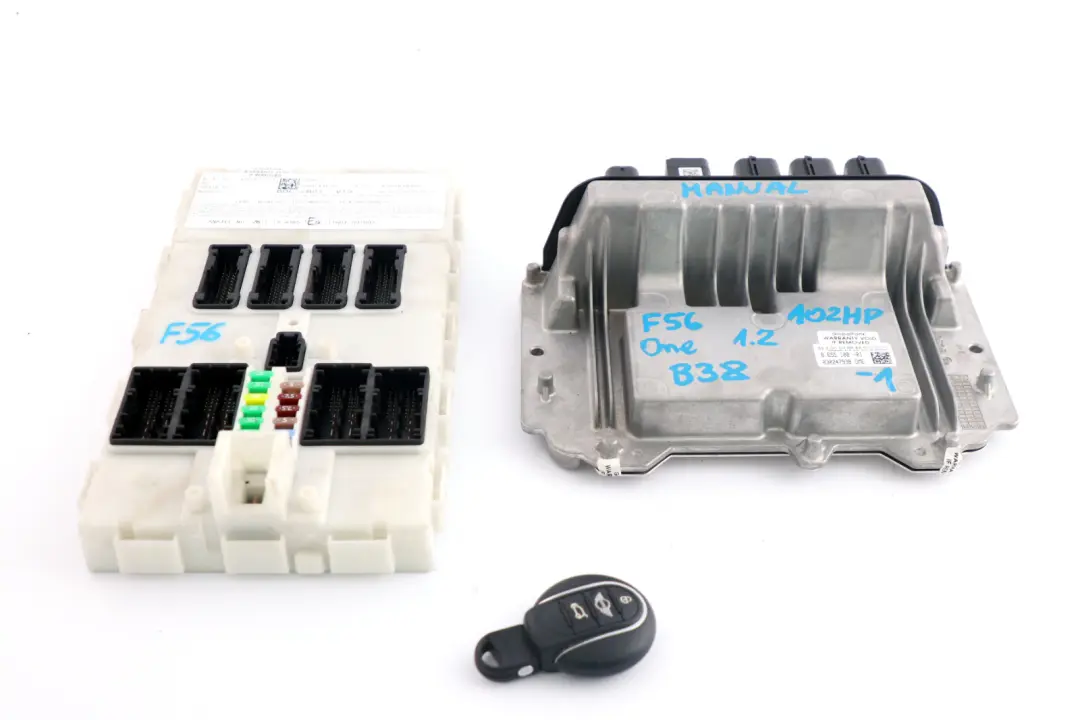 B38 1.2 102HP Petrol Engine ECU Kit DME BDC Key to BMW Mini One F54 F55 F56 with Part number 8655108 BMW Mini One F54 F55 F56 B38 1.2 102HP Petrol Engine ECU Kit DME BDC Key - SKU 8655108-1 - Part number 8655108