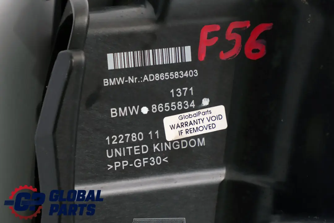Mini F54 F55 F56 F57 F60 Aspirazione Silenziatore Copertura Inferiore - SKU 8655834 - Numero di parte 8655834
