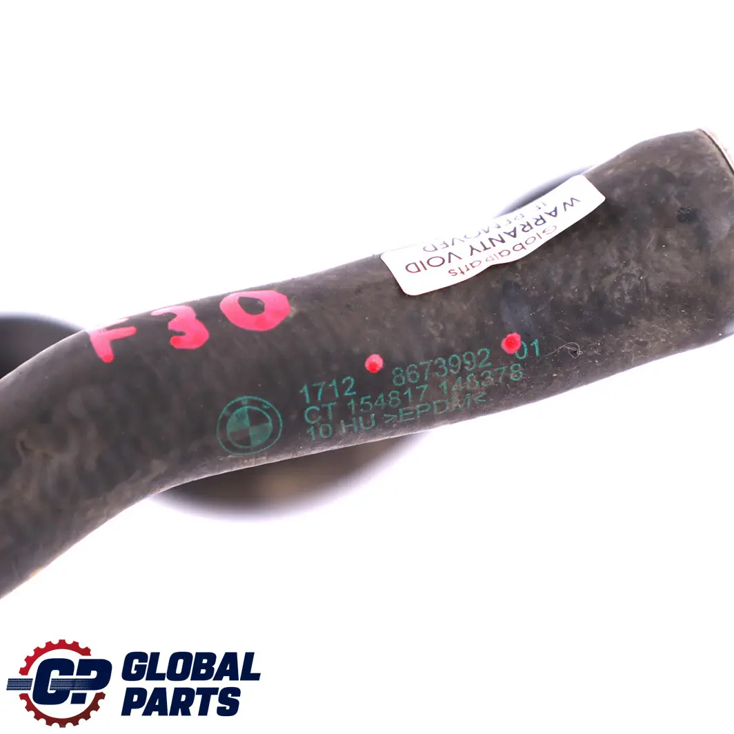 B48X Tubo flessibile alimentazione liquido raffreddamento radiatore per BMW F30 330e con numero di parte 8673992 BMW F30 330e B48X Tubo flessibile alimentazione liquido raffreddamento radiatore - SKU 8673992 - Numero di parte 8673992