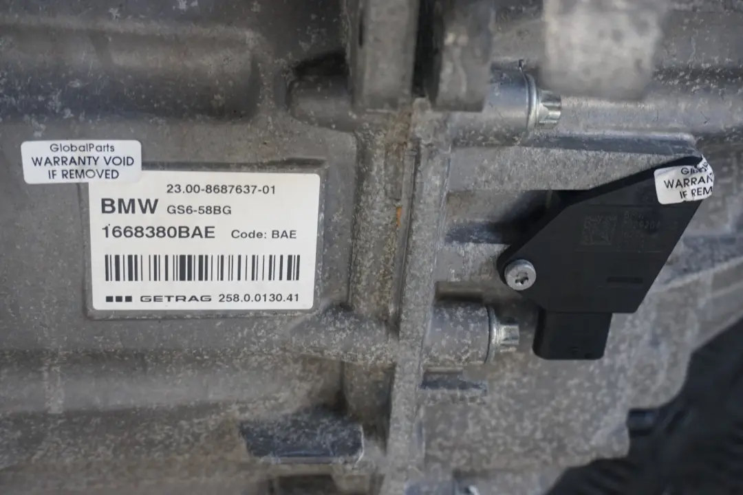 B38 Manual Gearbox BAE GS6-58BG WARRANTY to BMW Mini One F55 F56 Petrol with Part number 8687637 BMW Mini One F55 F56 Petrol B38 Manual Gearbox BAE GS6-58BG WARRANTY - SKU 8687637 - Part number 8687637