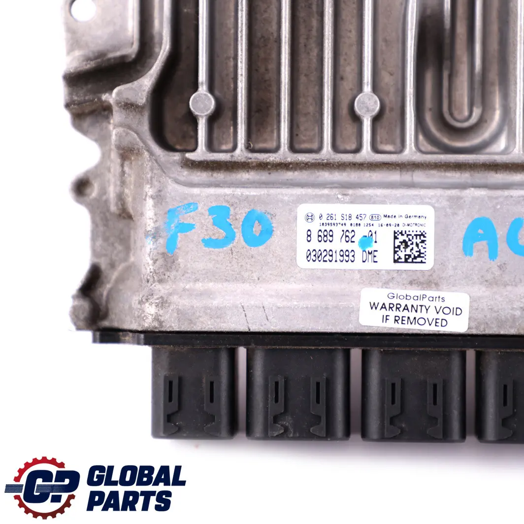 B48X Engine Control Unit ECU DME Automatic to BMW F30 LCI 330e Petrol with Part number 8689762 BMW F30 LCI 330e Petrol B48X Engine Control Unit ECU DME Automatic - SKU 8689762 - Part number 8689762