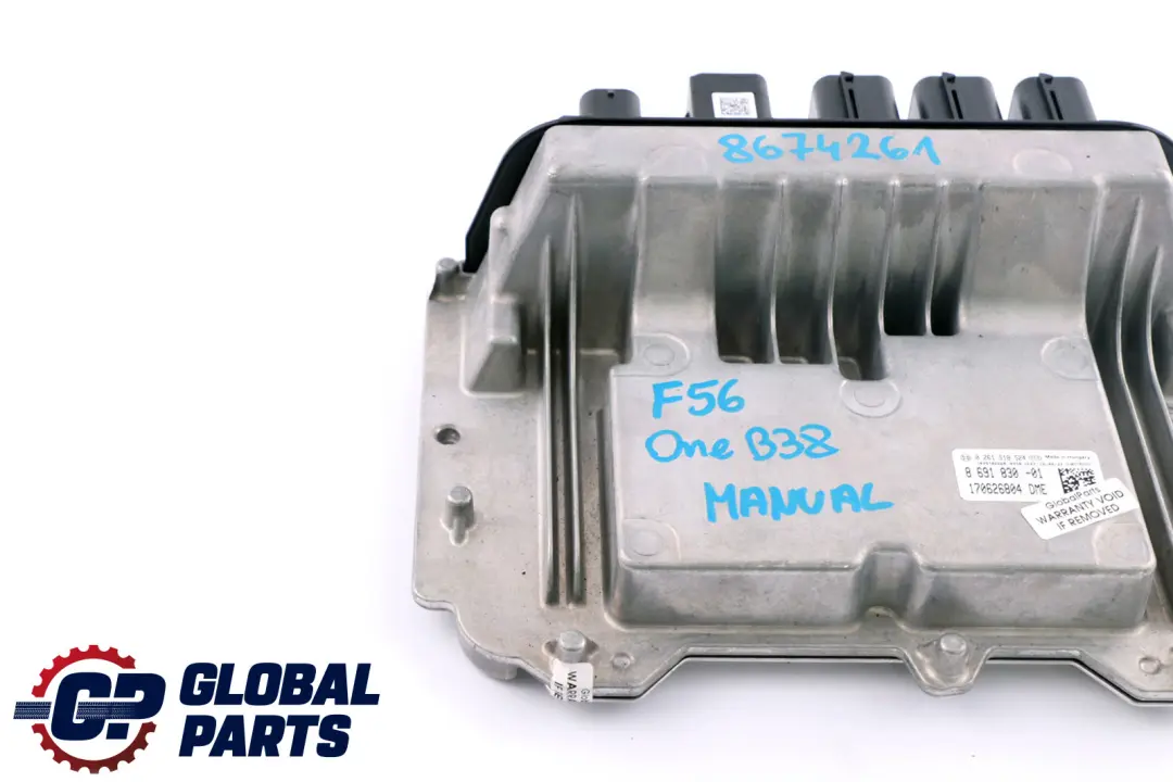 B38 1.2 Petrol Basic Control Unit Engine DME to BMW Mini One F54 F55 F56 with Part number 8691830 BMW Mini One F54 F55 F56 B38 1.2 Petrol Basic Control Unit Engine DME - SKU 8691830 - Part number 8691830