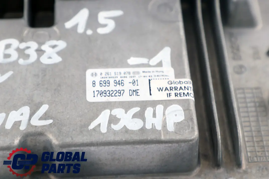 B38 1.5 136HP Petrol Engine ECU Kit DME 8699949 BDC + 2 Keys to BMW Mini Cooper F56 with Part number 8699946 BMW Mini Cooper F56 B38 1.5 136HP Petrol Engine ECU Kit DME 8699949 BDC + 2 Keys - SKU 8699949-1 - Part number 8699946