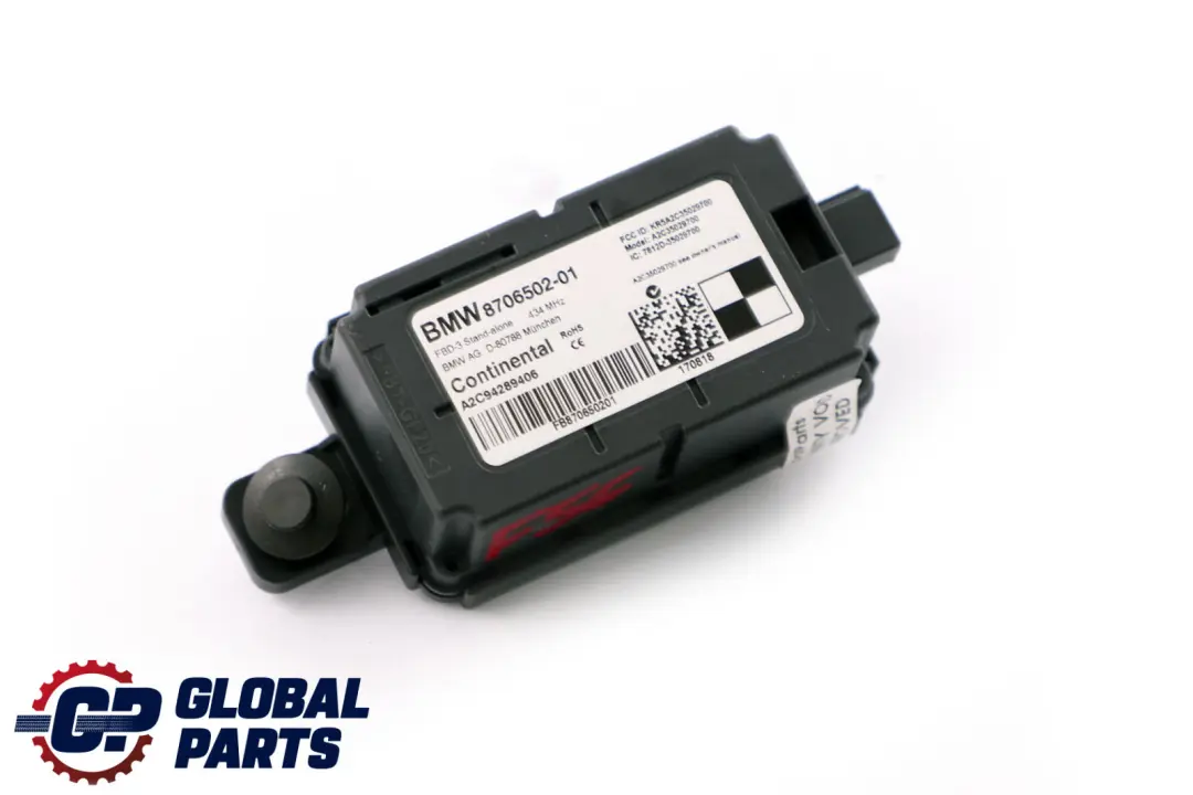 BMW F20 F21 F30 F31 Récepteur de télécommande radio 434 MHZ - SKU 8706502 - Numéro de pièce 8706502