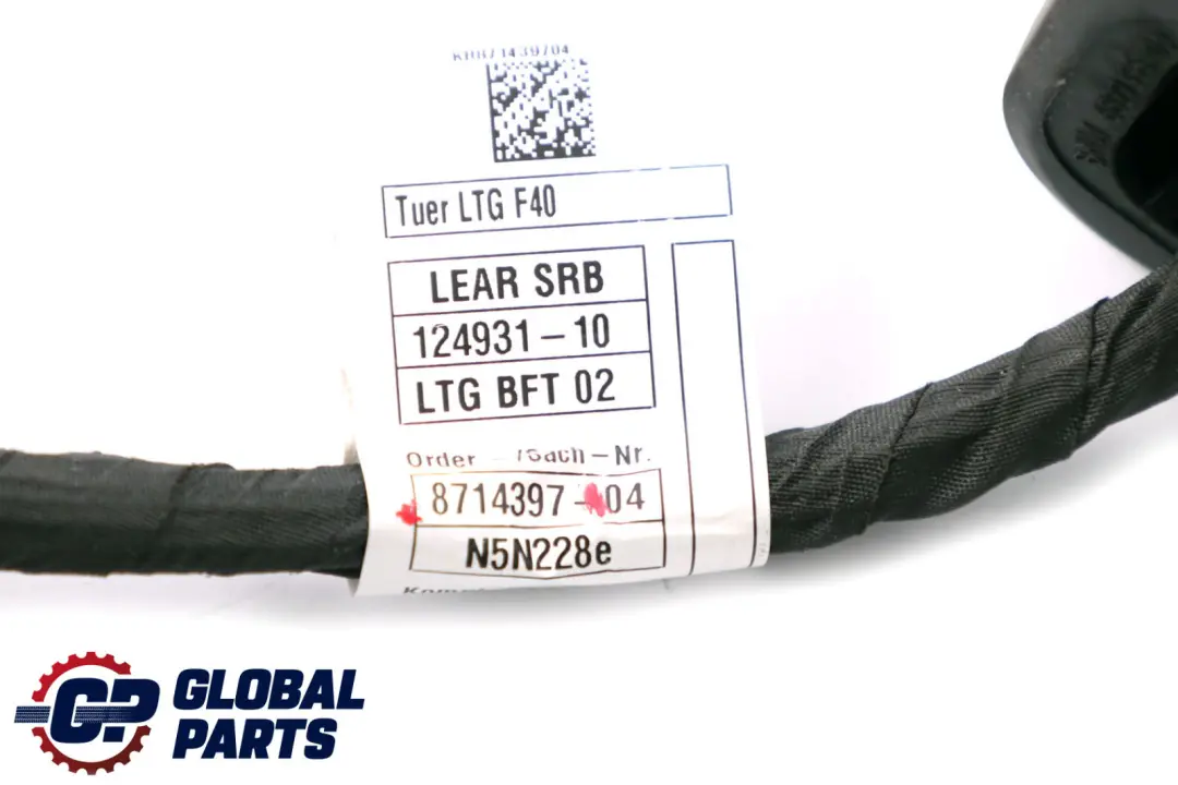 BMW 1 Series F40 Driver Side Door Cable Harness Wiring - SKU 8714403 - Part number 8714403