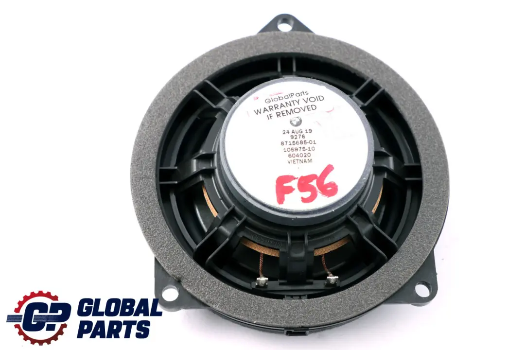 Sound Speaker Front Door Stereo to BMW F40 Mini F55 F56 Mid Range with Part number 8715685 BMW F40 Mini F55 F56 Mid Range Sound Speaker Front Door Stereo - SKU 8715685 - Part number 8715685