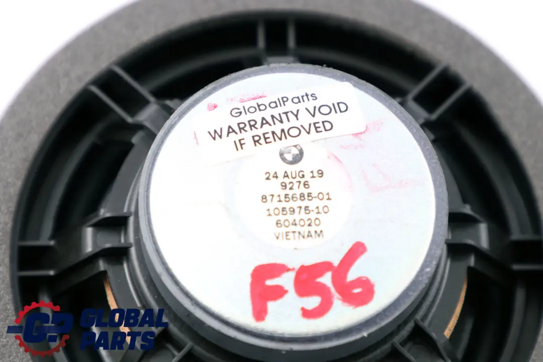 Głośnik Średniotonowy Przednich Drzwi do BMW F40 Mini F55 F56 o numerze 8715685 BMW F40 Mini F55 F56 Głośnik Średniotonowy Przednich Drzwi - SKU 8715685 - Numer Części 8715685