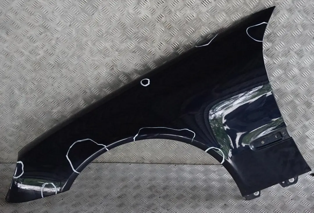 Mercedes-Benz E-Class W211 Front Left N/S Side Panel Wing Fender Tanzanite Blue to with Part number 8801318 Mercedes-Benz E-Class W211 Front Left N/S Side Panel Wing Fender Tanzanite Blue - SKU 8801318-TB - Part number 8801318