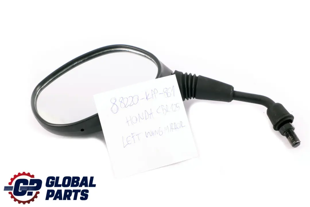 CBR 125R Left N/S Rear View Mirror to Honda with Part number 88220-KPP-861 Honda CBR 125R Left N/S Rear View Mirror - SKU 88220-KPP-861 - Part number 88220-KPP-861