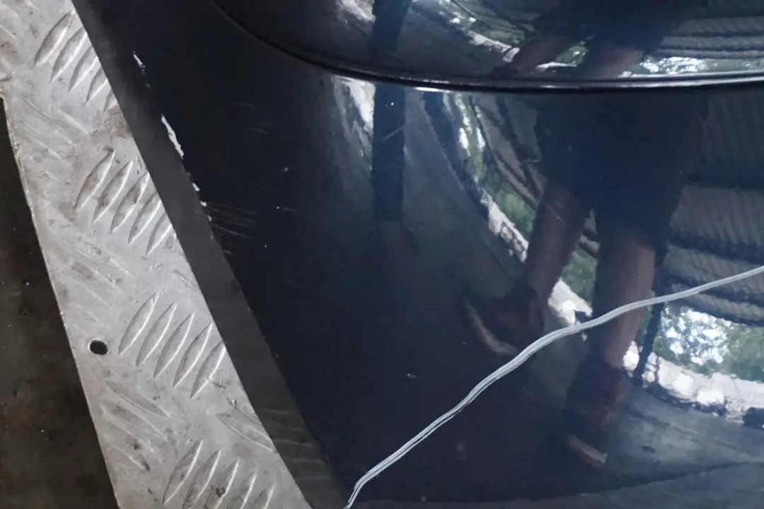Mercedes A-Class W169 Avantgarde Rear Bumper Trim Panel Atoll Blue Metallic - SKU 8851725-AB - Part number 7264355