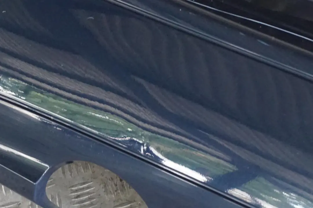 Avantgarde Rear Bumper Trim Panel Atoll Blue Metallic to Mercedes A-Class W169 with Part number 7264355 Mercedes A-Class W169 Avantgarde Rear Bumper Trim Panel Atoll Blue Metallic - SKU 8851725-AB - Part number 7264355