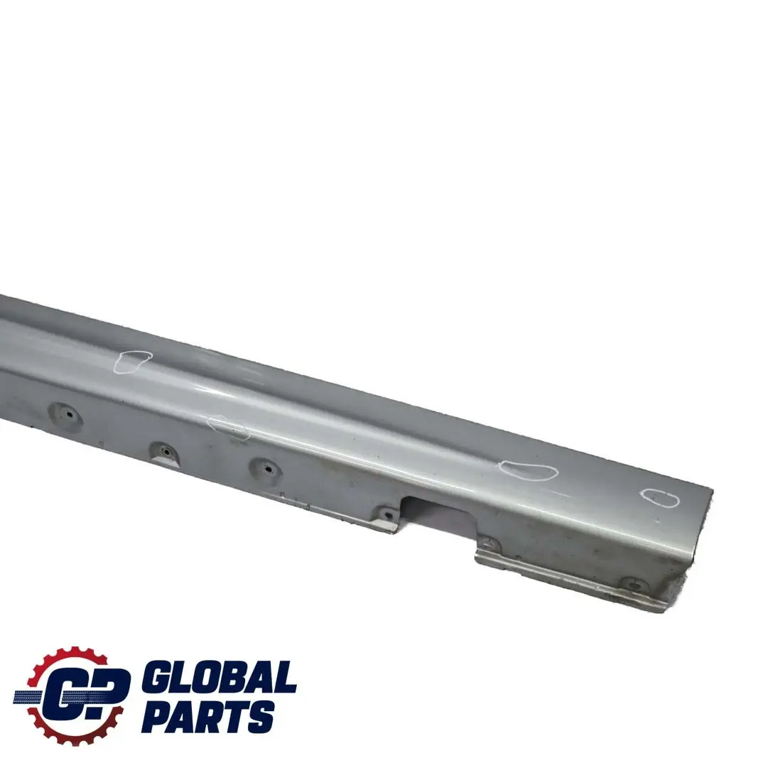 BMW 3 E46 Saloon Touring Right O/S Side Sill Skirt Kick Panel Silbergrau - A08 - SKU 9071632-SBG - Part number 9071632